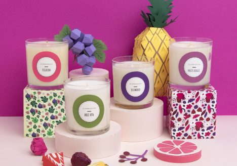 bougie parfumée fruit