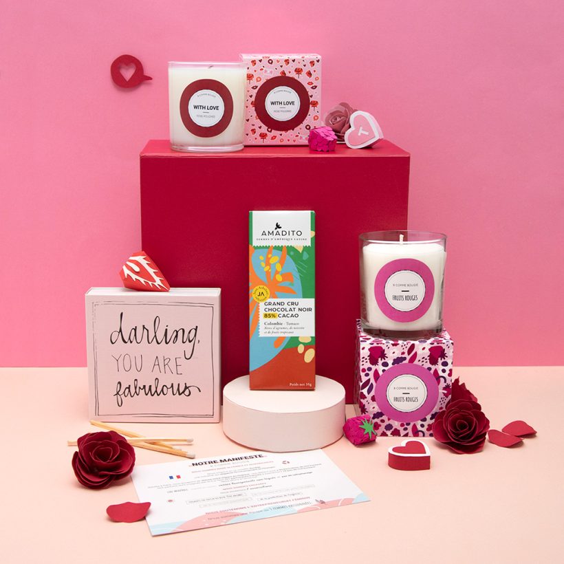 Coffret cadeau Saint Valentin